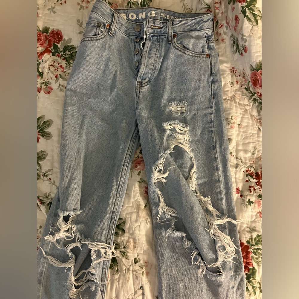 90’s style boyfriend jean S.O.N.G. size 0 xxs